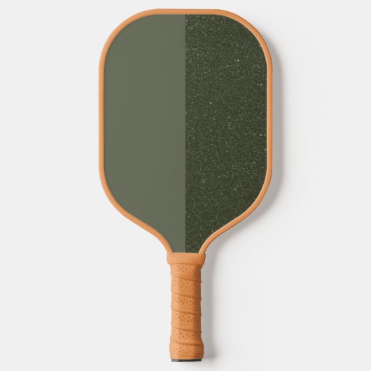 Custom Moss Green Split Texture Pickleball Paddel Schläger (Vorderseite)
