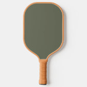 Custom Moss Green Split Texture Pickleball Paddel Schläger (Rückseite)