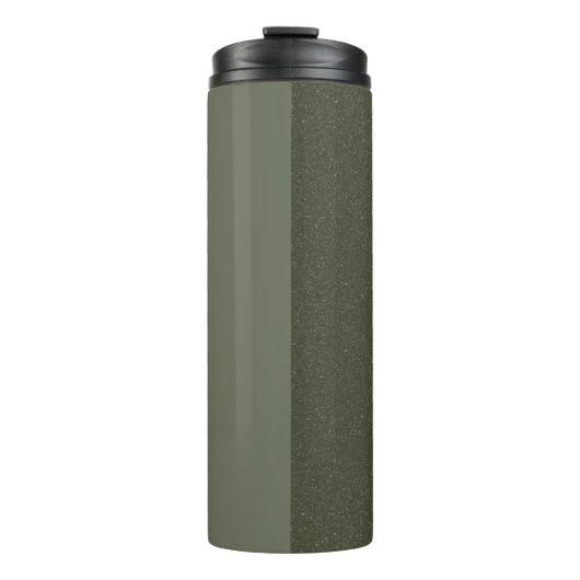 Custom Moss Green Split Tumbler Thermosbecher (Vorderseite)