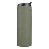 Custom Moss Green Split Tumbler Thermosbecher (Nach links gedreht)