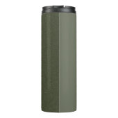 Custom Moss Green Split Tumbler Thermosbecher (Rückseite)