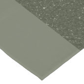 Custom Moss Green Table Runner - Lärmdetails Kurzer Tischläufer (Ecke)