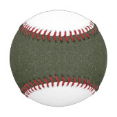Custom Moss Green Texture Baseball (Rückseite)