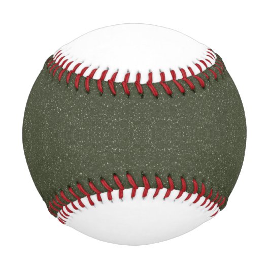 Custom Moss Green Texture Baseball (Rückseite)