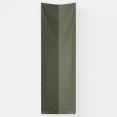 Custom Moss Green Zwei-Tone-Banner Banner (Vertikal)