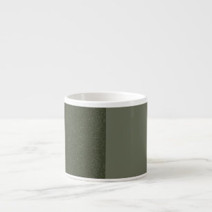 Custom Moss Green Zwei-Tone-Spezial-Tasse Espressotasse