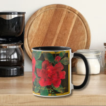 Custom Mother Day Vintag Gold Gerahmte Rote Rosen