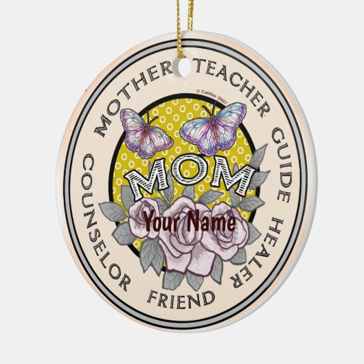 Custom Mother Friend Ornament (Links)