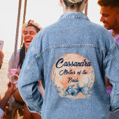Custom Mother of Bride| | Grobfische Muschel Jeansjacke
