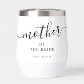 Custom Mother of the Bride Script Calligrafy Name (Rückseite)