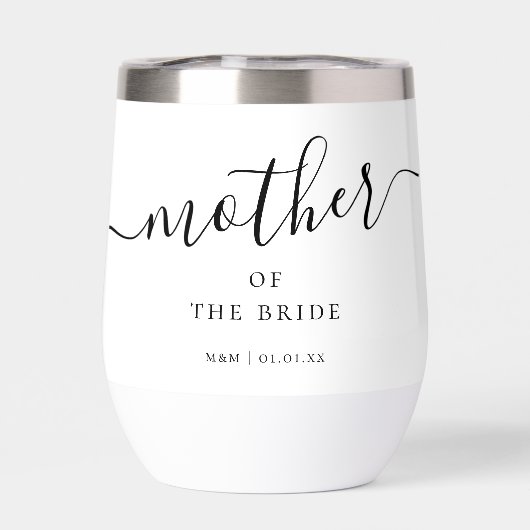Custom Mother of the Bride Script Calligrafy Name (Rückseite)