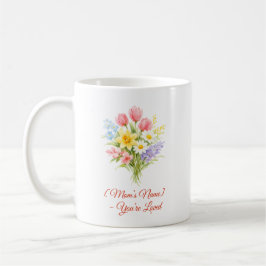 Custom Mother’s Day Bouquet of Flowers Mug Kaffeetasse