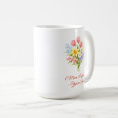 Custom Mother’s Day Bouquet of Flowers Mug Kaffeetasse (VorderseiteRechts)