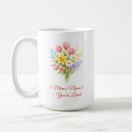 Custom Mother’s Day Bouquet of Flowers Mug Kaffeetasse