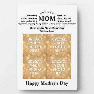 Custom Mother’s Day Fotoplatte