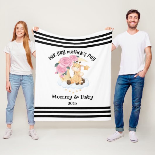 Custom Mother's Day Blanket Fleecedecke (Beispiel)