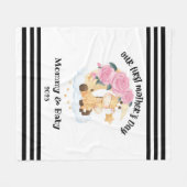 Custom Mother's Day Blanket Fleecedecke (Vorderseite (Horizontal))