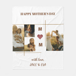 Custom Mother's Day Fleece Blanket