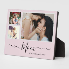 Custom Mother's Day Foto Collage Plaque Fotoplatte