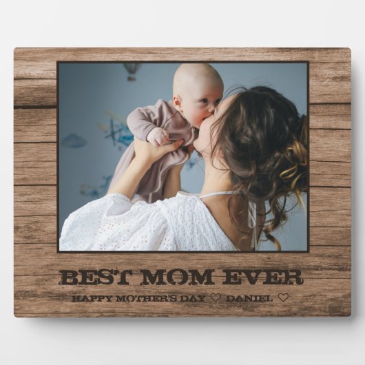 Custom Mother's Day Foto Collage Plaque Fotoplatte (Vorderseite)