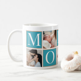 Custom Mother's Day Foto Collage Tasse