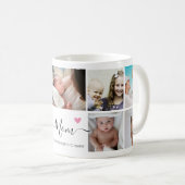 Custom Mother's Day Foto Collage Tasse (VorderseiteRechts)