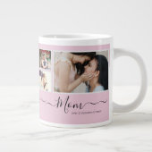 Custom Mother's Day Foto Collage Tasse (Rechts)