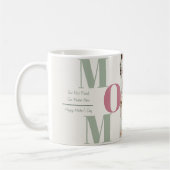 Custom Mother's Day Foto Collage Tasse | MAMA (Links)