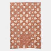 Custom Mother's Day Gift Personalized Daisy Geschirrtuch (Vertikal)