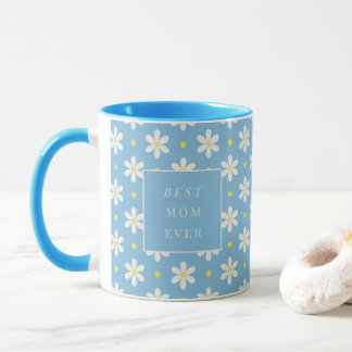 Custom Mother's Day Gift Personalized Daisy Tasse