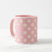 Custom Mother's Day Gift Personalized Daisy Tasse (Vorderseite Links)