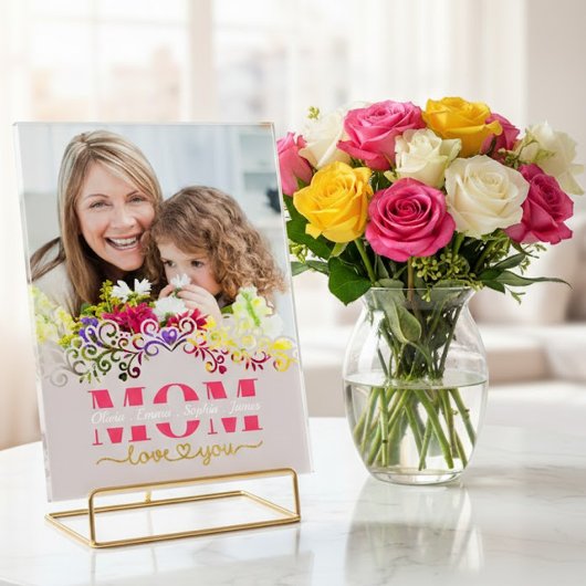 Custom Mother's Day I Photo & Personal Message Fotoblock