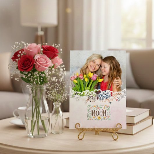 Custom Mother's Day I Photo & Personal Message Karte