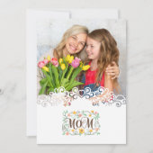 Custom Mother's Day I Photo & Personal Message Karte (Vorderseite)