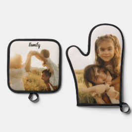 Custom Mother's Day Oven Mitt & Pot Holder Set