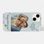 Custom Mother's day photo Always your babies  iPhone Hülle (Rückseite (Horizontal))