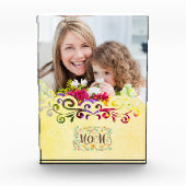 Custom Mother's Day  Photo Fotoblock (Vorderseite)