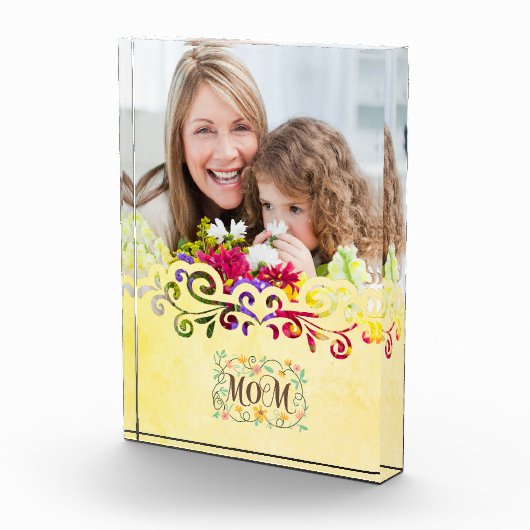 Custom Mother's Day  Photo Fotoblock (Rechts)