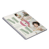 Custom Mother's Day Spiral Foto Notebook | MAMA Notizblock (Rechte Seite)
