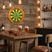 Custom Motivational "Hit Your Target" Dartscheibe