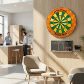 Custom Motivational "Hit Your Target" Dartscheibe