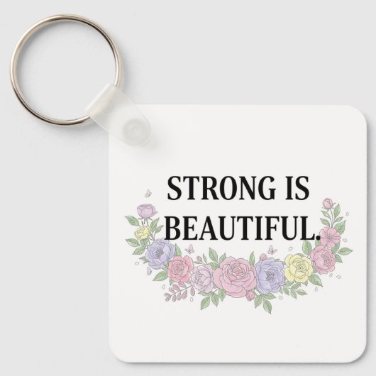 Custom Motivational Keychain Schlüsselanhänger (Vorderseite)