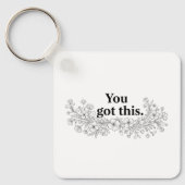 Custom Motivational Keychain Schlüsselanhänger (Vorderseite)