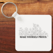 Custom Motivational Keychain Schlüsselanhänger (Vorderseite)