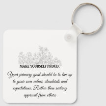 Custom Motivational Keychain