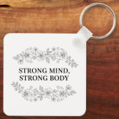 Custom Motivational Keychain Schlüsselanhänger (Rückseite)