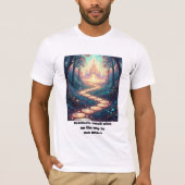 Custom Motivational Quote T-Shirt (Vorderseite)