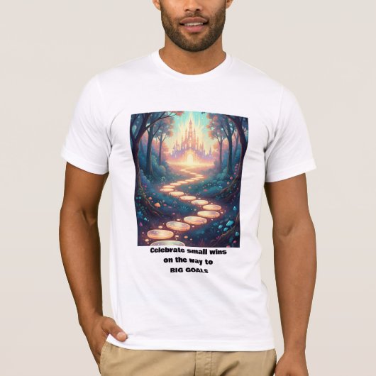 Custom Motivational Quote T-Shirt (Vorderseite)