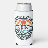 Custom Mountain oder Ski Trip Selters Dosenkühler (Seltzer Vorderseite)