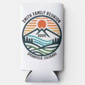 Custom Mountain oder Ski Trip Selters Dosenkühler (Vorderseite)